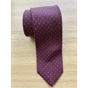 Mike's Aisle of Style Johnson City Burgandy Floral Tie